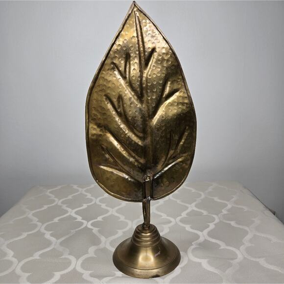 Design Junction Gold Leaf Taper Candle Holder - Picture 3 of 8